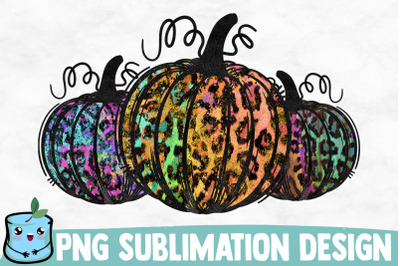 Animal Print Pumpkins Sublimation Design