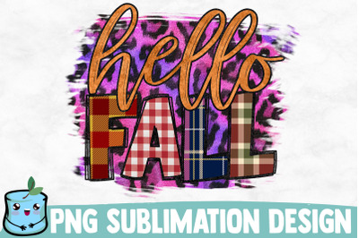 Hello Fall Sublimation Design