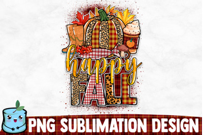 Happy Fall Sublimation Design