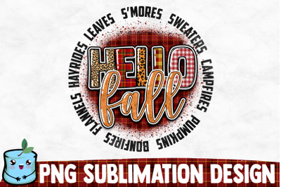 Hello Fall Sublimation Design