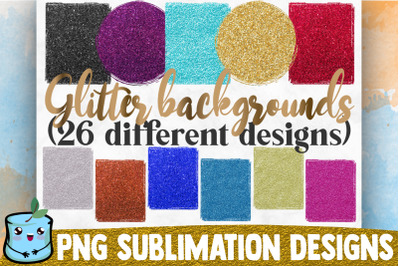 Glitter Sublimation Backgrounds Bundle