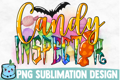 Candy Inspector Sublimation Design