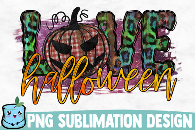 Love Halloween Sublimation Design