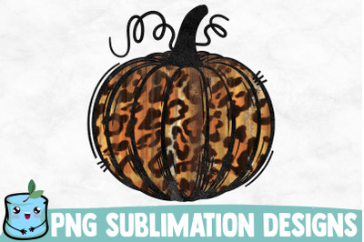 Animal Print Pumpkin Sublimation Design