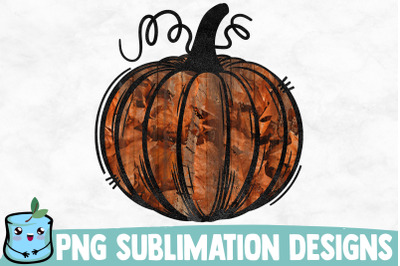 Leaves Pumpkin Sublimation Design