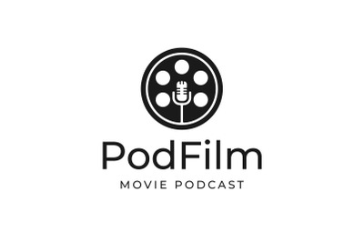 Movie Podcast Logo Design Vector illustration