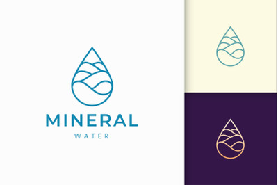 Beach or Water Logo Template