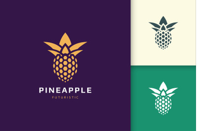 Pineapple Database or Technology Logo