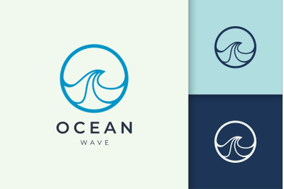 Water Front or Coast Logo Template