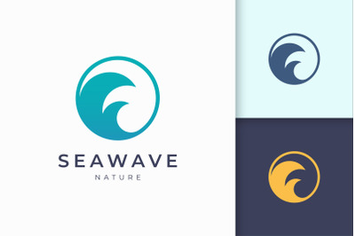 Ocean Wave Logo Template