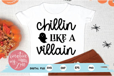 chillin like a  villain svg