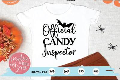 official candy inspector svg