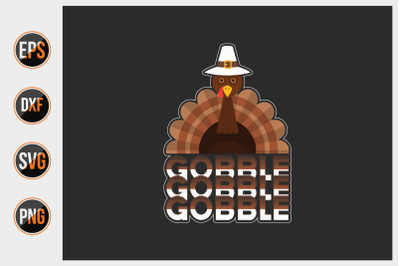 Gobble gobble gobble svg.