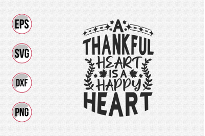 Thanksgiving typographic quotes design.