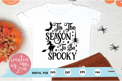 tis the season to be spooky svg