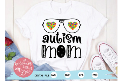 autism mom svg