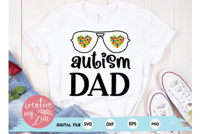 autism dad svg