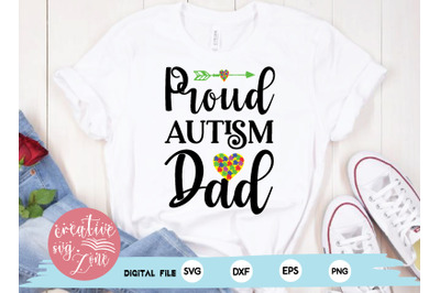 proud autism dad svg