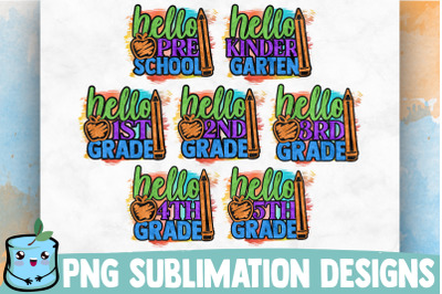 Hello School Sublimation Bundle