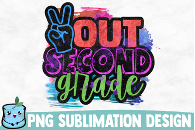 Out 2nd Grade Sublimation Design