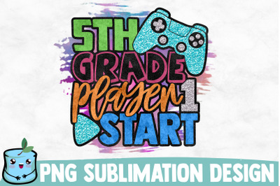 5th Grade Player 1 Start Sublimation Design