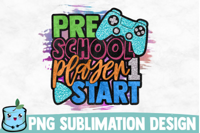 Preschool Player 1 Start Sublimation Design