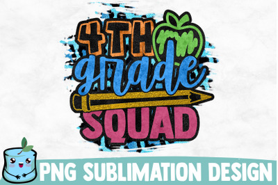 4th Grade Squad Sublimation Design