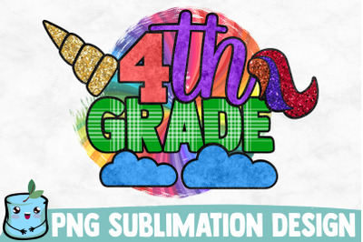 4th Grade Unicorn Sublimation Design