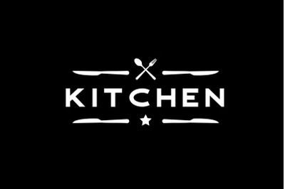 Knife With Crossed Spoon and fork for Restaurant Logo Design