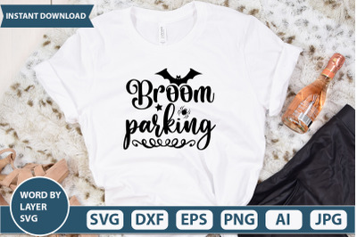 Broom parking svg cut file