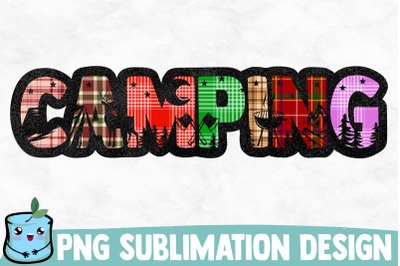 Camping Sublimation Design