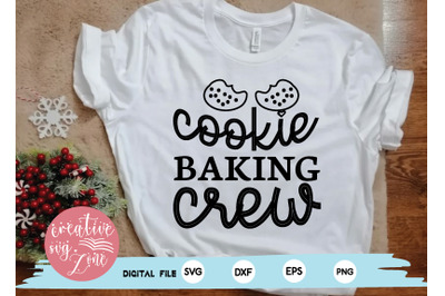 cookie baking crew svg