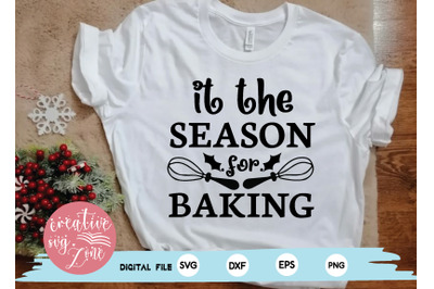 it the season for baking svg