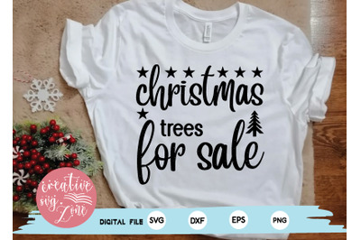 christmas trees for sale svg