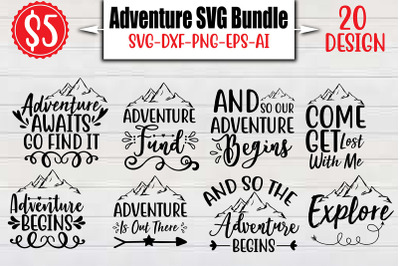 Adventure SVG Bundle cut file