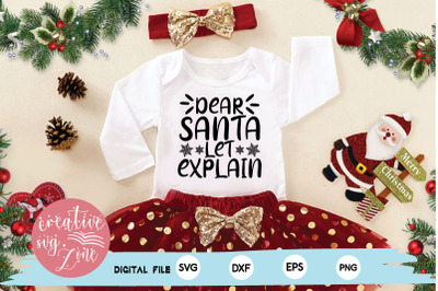 Dear santa let explain svg