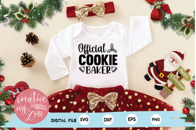 Official cookie baker svg