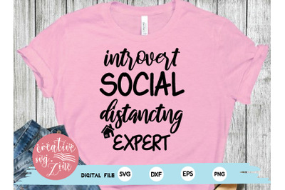 introvert social distanctng expert  svg