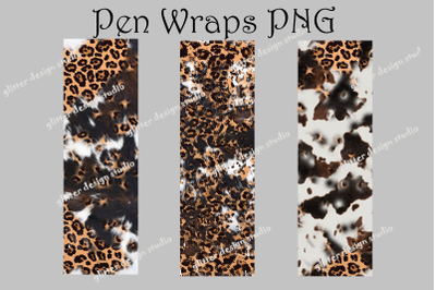 Pen Wraps Leopard Cowhide,Pen Wrap Design,Leopard Pen Wraps, Cow Wrap