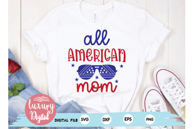 All American mom svg