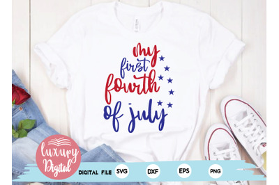 My first fourth of july svg