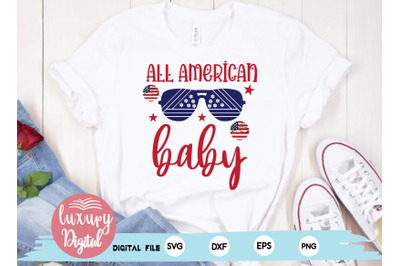 All american baby svg