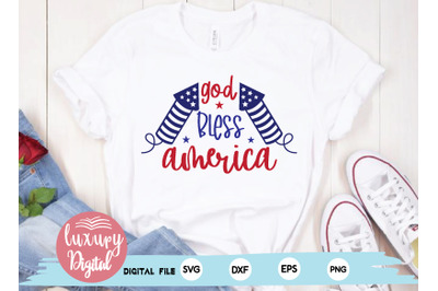 God bless america svg