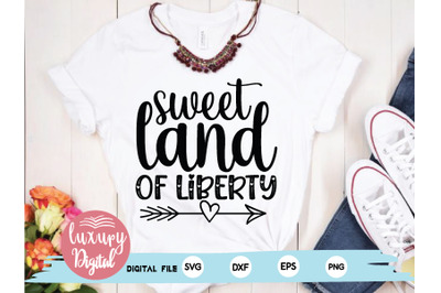 sweet land of liberty svg