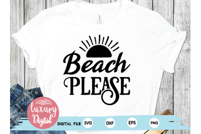 beach please svg