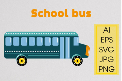 School bus SVG File