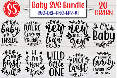 Baby SVG Bundle cut file