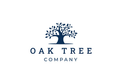 Oak Banyan Tree Logo. Tree of Life Logo Design Inspiration