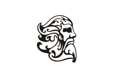 Greek god Zeus Logo Design