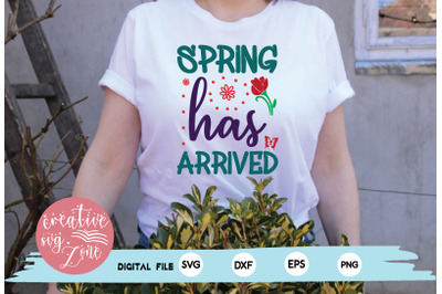 spring has arrived svg